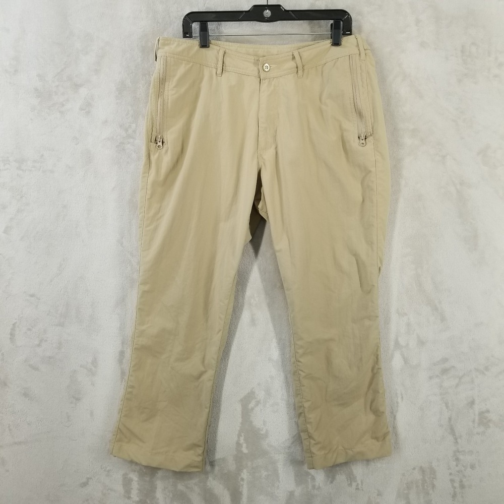 Clothing Arts Pants Men 34x25.5 Tan Pick Pocket Proof Stretch Adventure‎ Travel